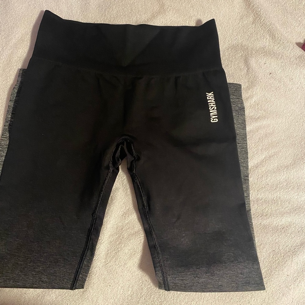 Black ombré vital seamless leggings